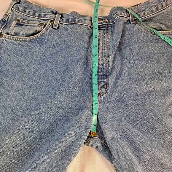 Carhartt Jeans Mens 42 X 30 Relaxed Fit Blue Denim - Picture 8 of 9
